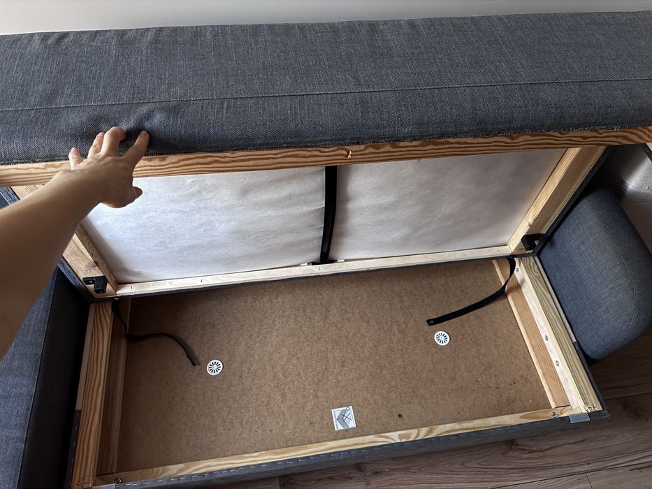 Narożnik rozkładany sofa Ikea