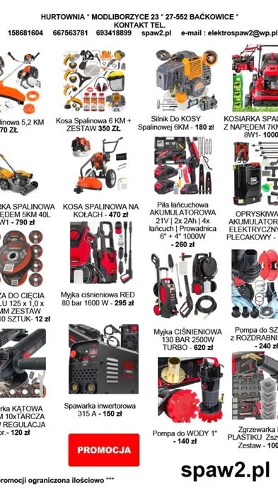 Myjka ciśnieniowa RED 130 bar 2500 W wysyłka hurtownia