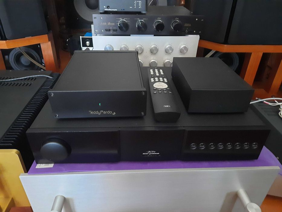 Naim  diversos : Amplificador+  andar de phono + préampli .
