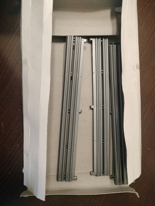 2 retas scalexctric sport novas e rails de proteção 1/32 slot cars