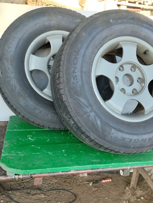 Два колеса на титанах Mitsubishi pajero wagon 265/70r16