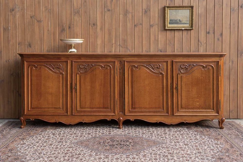 Komoda Ludwik dębowa 250 cm #147 Stylowy Węgrów