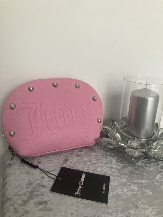 Kosmetyczka Juicy Couture różowa dżety