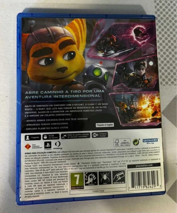 Jogo Ratchet Clank para Playstation 5