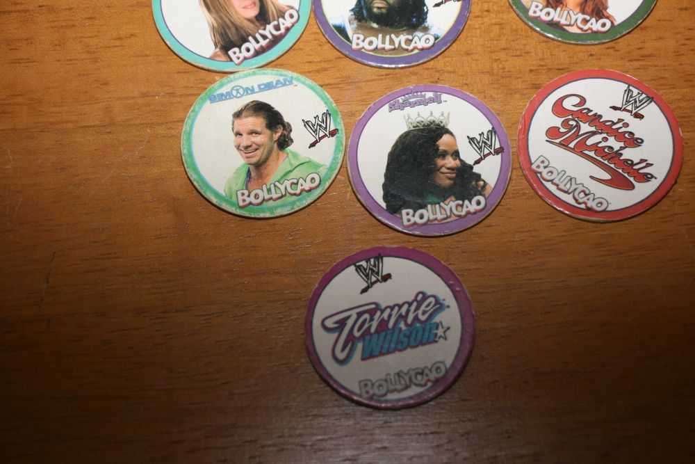 Tazos da WWE do Bollycao