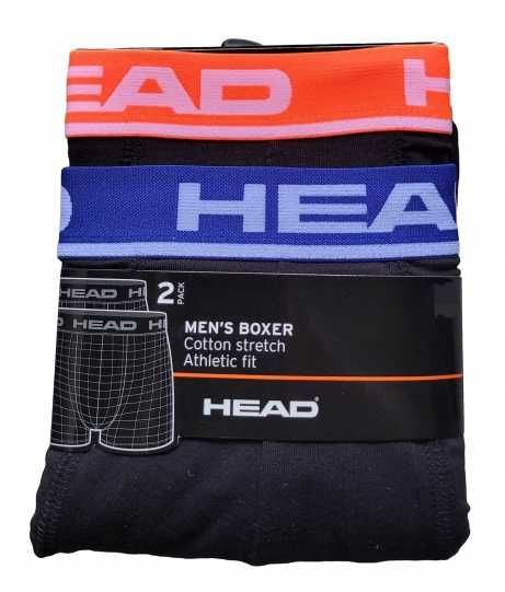 Bokserki HEAD Athletic fit - różne wzory, kolory, rozmiary - dwupaki
