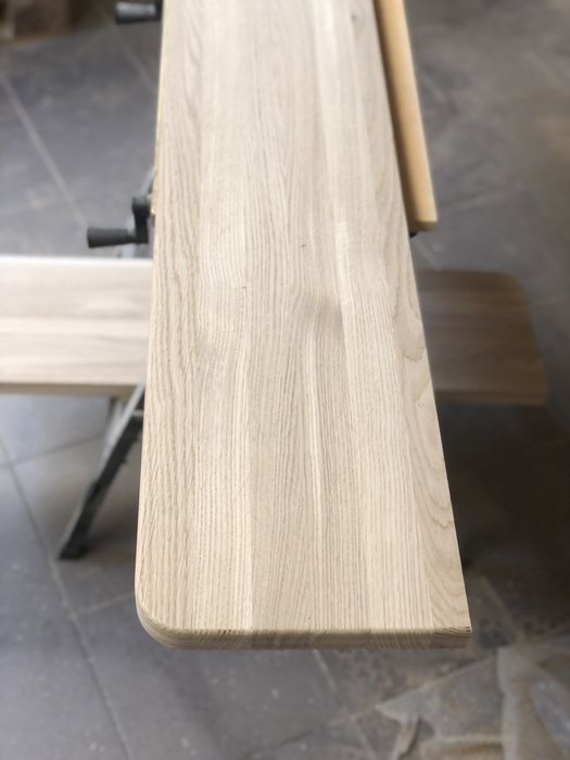Drewniany parapet, półka, blat, trep DAB JESION  NA WYMIAR.