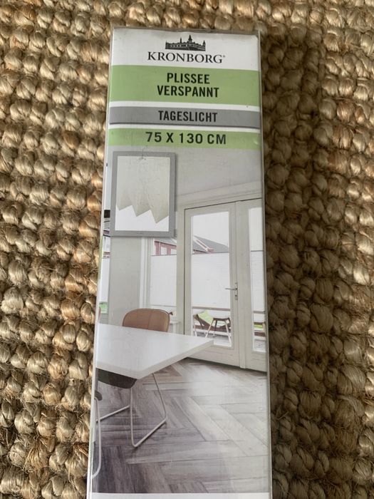 Żaluzje plisowane napięte