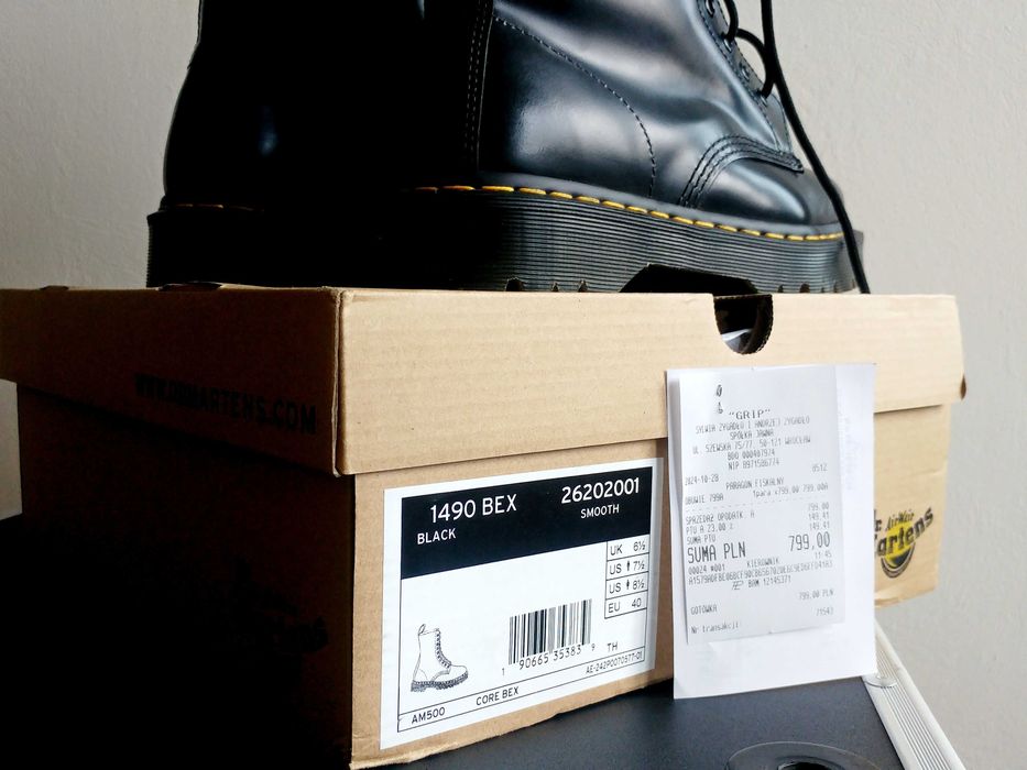 Dr Martens 1490 Bex black smooth UK 6,5 EU 40