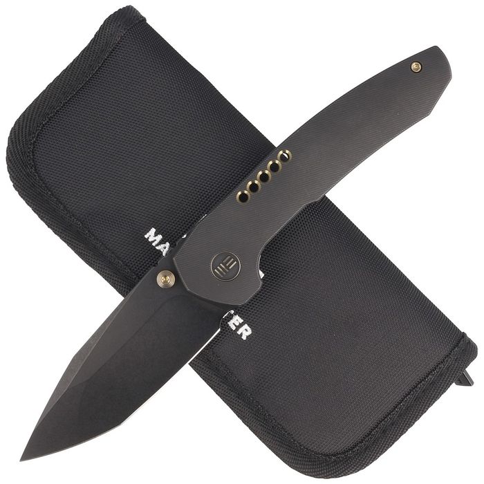 Nóż składany WE Knife Trogon Black Titanium, Black (WE22002B-2)