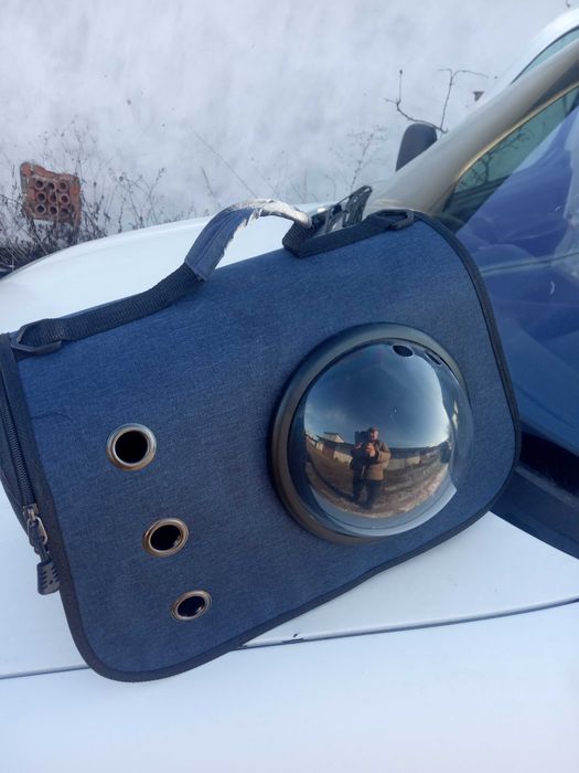 Сумка для кота і когтеточка