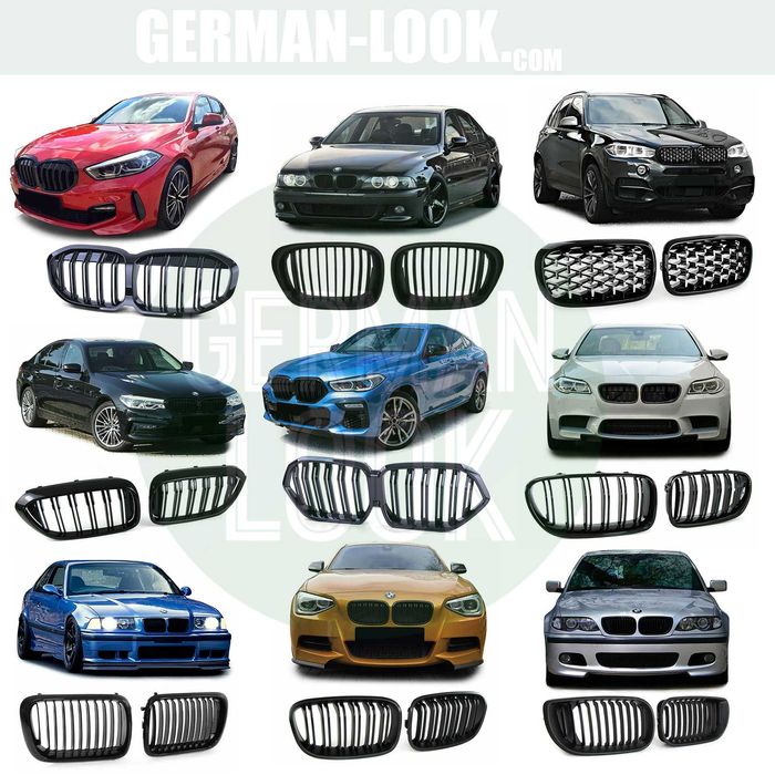 Grelhas desportivas para BMW Série 1 2 3 4 5 6 7 8 X1 X3 X4 X5 X6 Z3