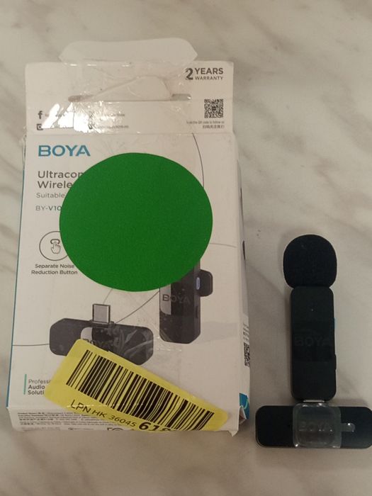 Mikrofon bezprzewodowy BOYA BY-V10 USB-C | NOWY | Redukcja szumów
