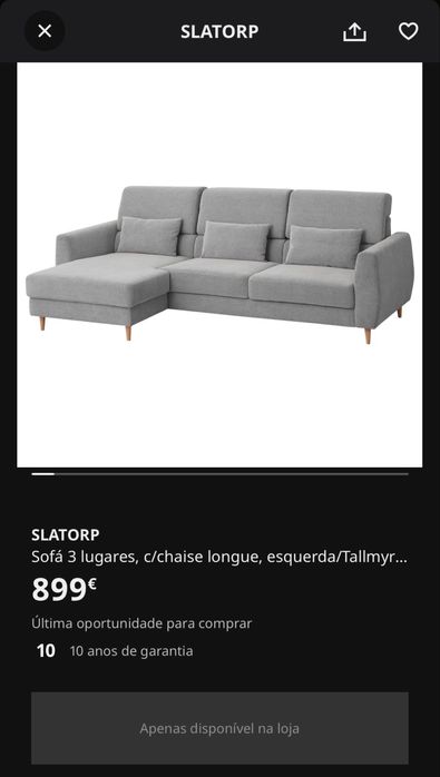 Sofá Slatorp IKEA