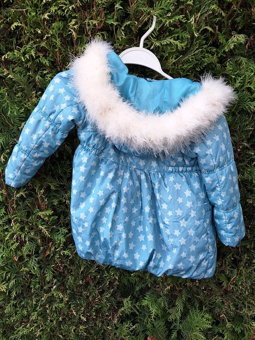 Kurtka jesienno-zimowa dla dziewczynki rozm.110-116.