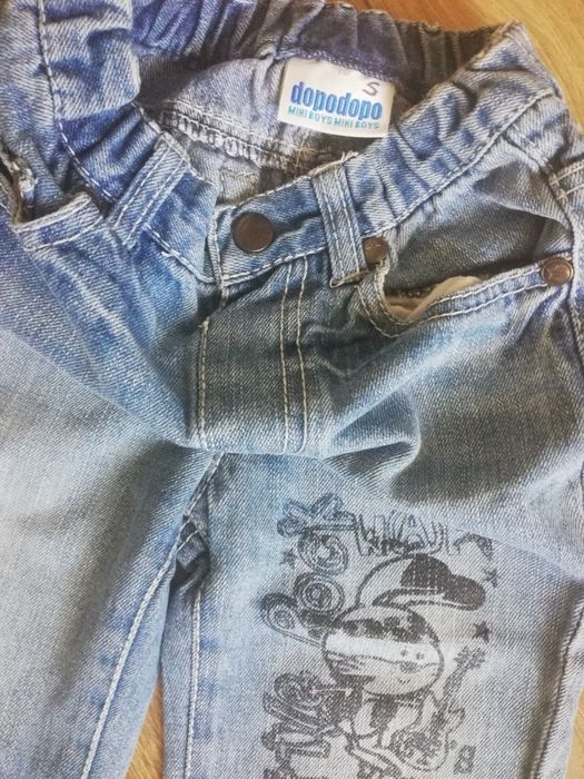 Spodnie jeans chłopięce roz 80