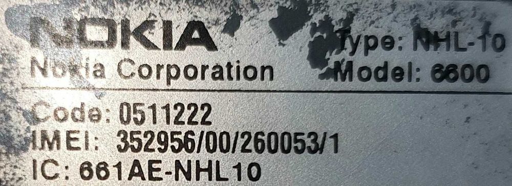 Nokia 6600- Funcional 100%