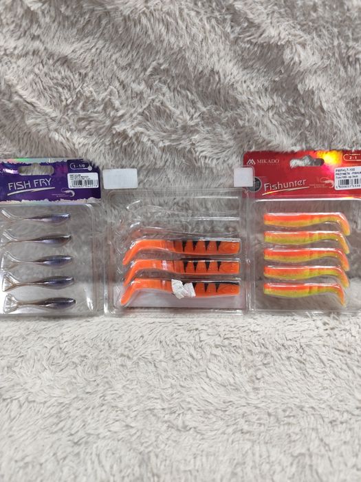 Przynęty spiningowe woblery ,blaszki ,gumki