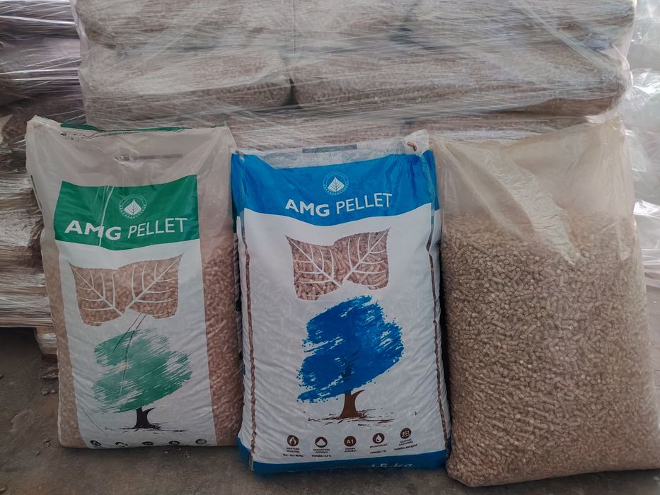 pellet sosnowy osnowy AMG producent 3 rodzaje