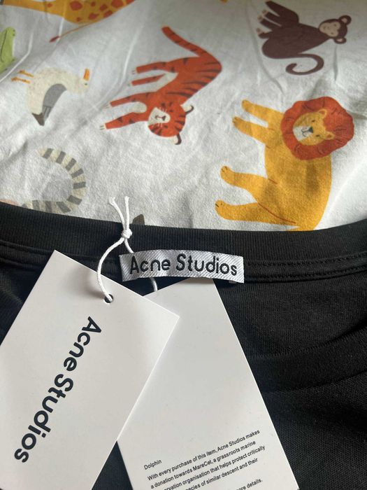 Acne Studios koszulka czarna Black Long Sleeve Xl new