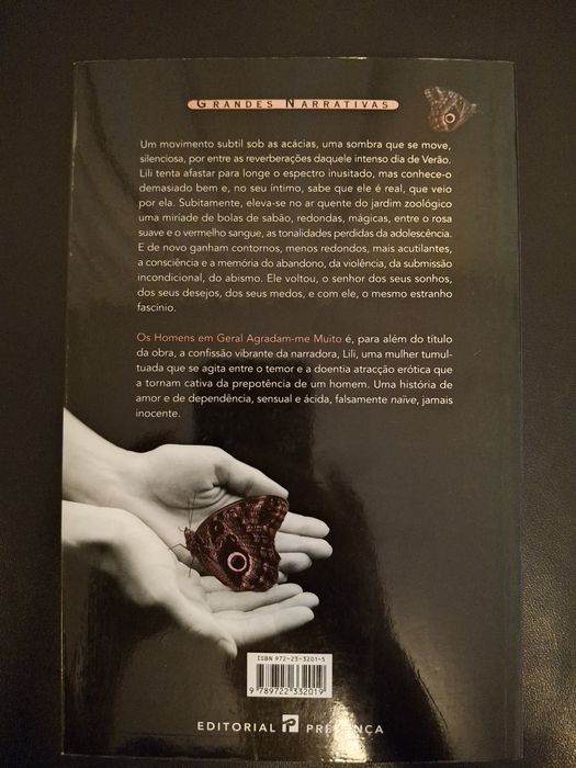 Livro Os Homens em Geral Agradam-me Muito — Véronique Ovaldé. Pouco ou nada manuseado.
