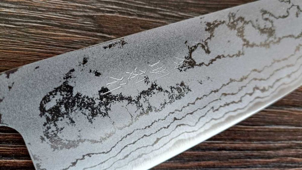 Японські ковані ножі шефа Santoku
