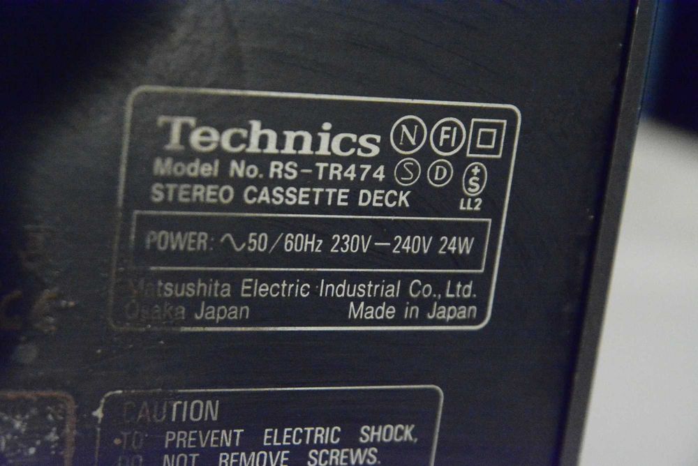 Technics dwukasetowy magnetofon made in Japan