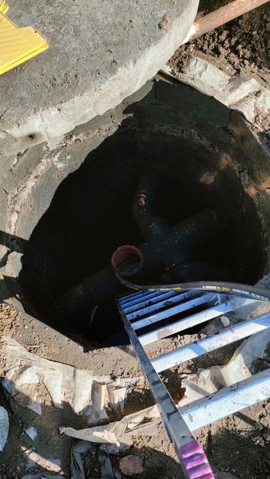 & udrażnianie rur kanalizacji drenaży WUKO przepych hydraulik ŁOCHÓW
