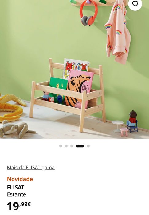 Estante livros flisat de chão