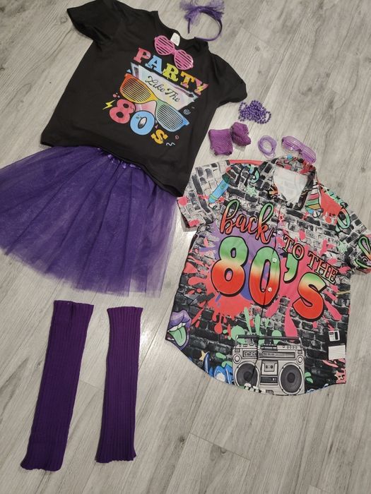 Zestaw 12elementowy damsko-męski party karnawał