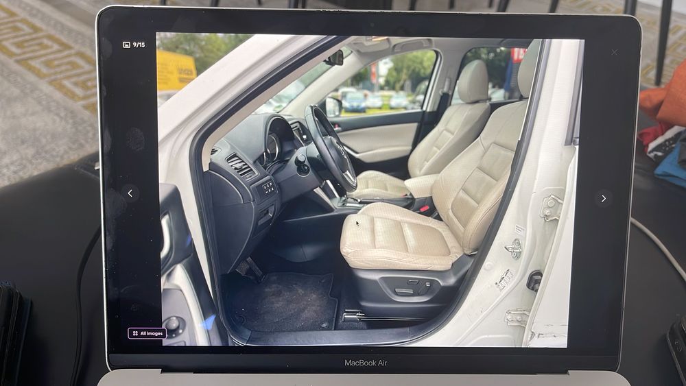 MAZDA CX5 caixa automatico interior couro branco tento PANORAMICO 2013