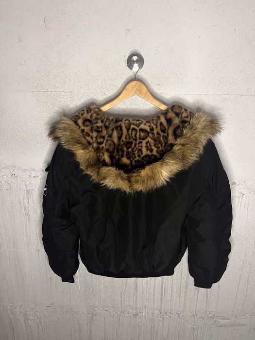 Alaska Bomber Leopard Pattern аляска куртка ma-1 леопард