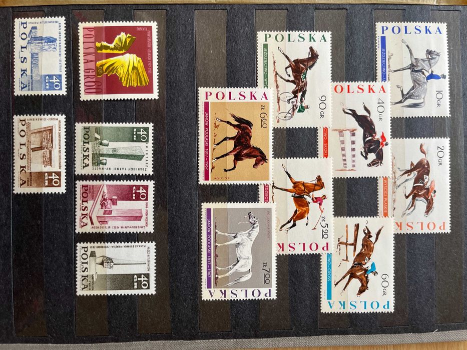 Znaczki polskie zestaw