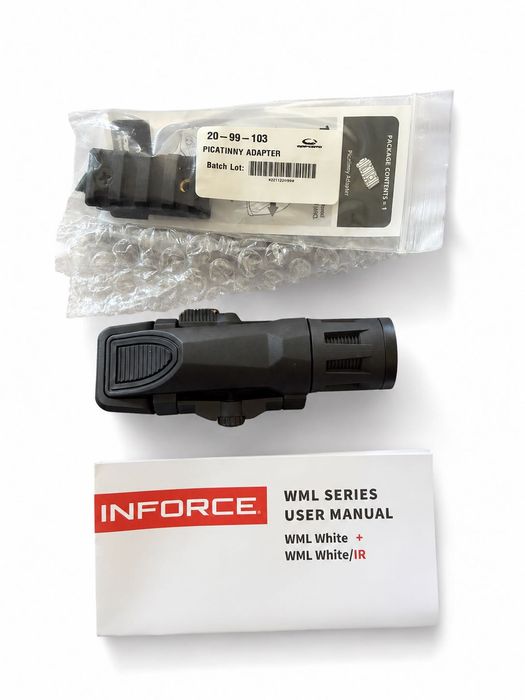 Тактичний ліхтар INFORCE WML Gen2 з білим світлодіодом, США