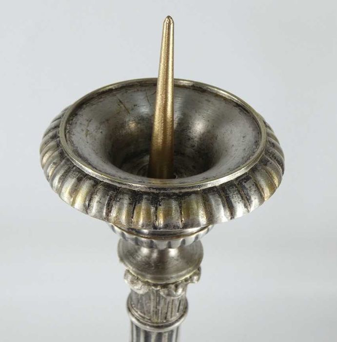 LICHTARZ świecznik mosiądz Jezus Maryja Serce Jezusa 50 cm