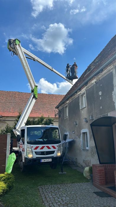 Zwyżka, Podnosnik koszowy. Wynajem z operatorem