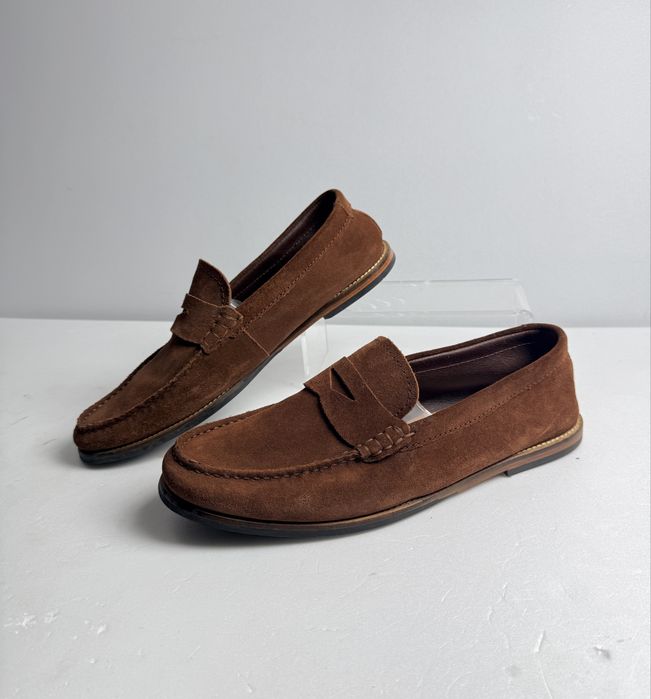 Mokasyny skórzane Clarks r. 42  peny loafers
