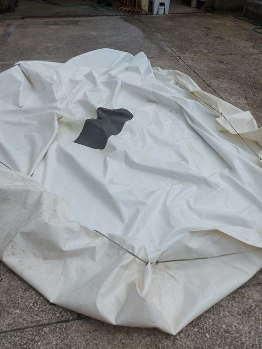 Piscina redonda Intex 5m x 1.2m com filtro de areia e cobertura