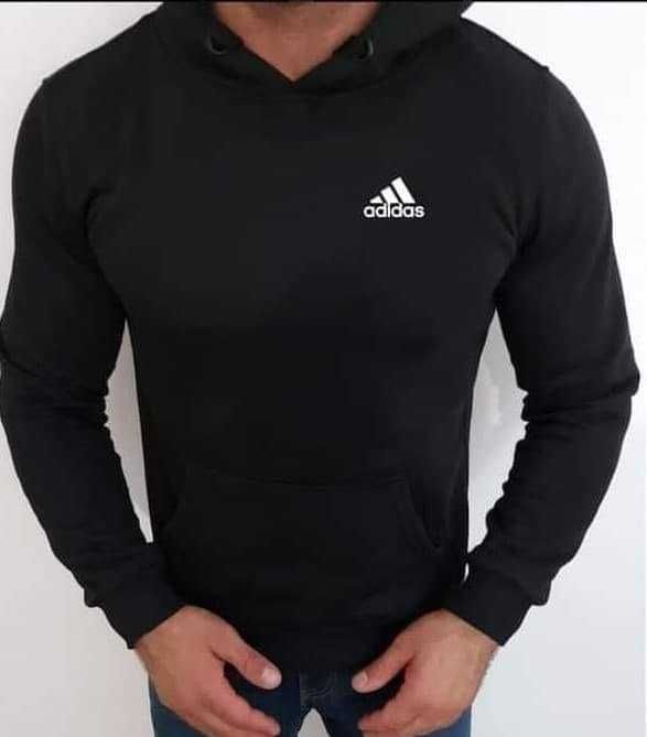 M.L.XL.XXL-Czarna Bluza kangurka męska.