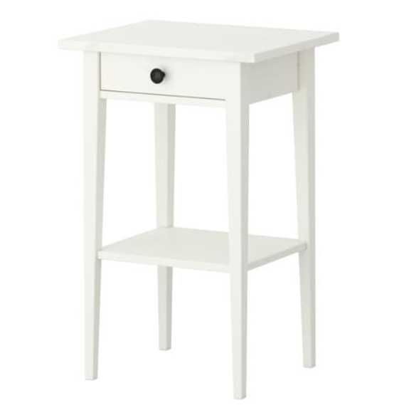 IKEA HEMNES | stolik nocny | DREWNO | biała bejca | NOWY | Łódź