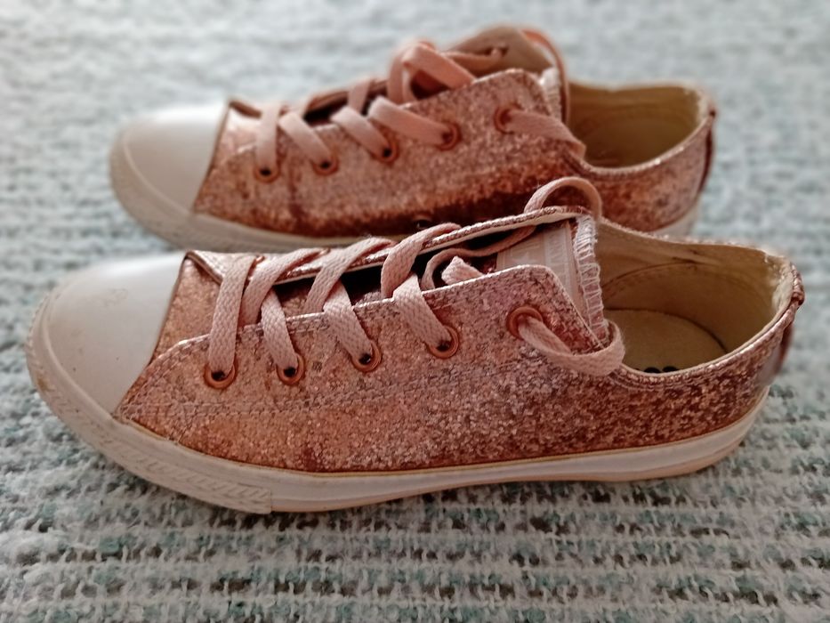 Brokatowe trampki 36 Converse All Star