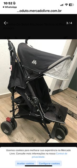 Carrinho - Stroller Maclaren Techno XT.