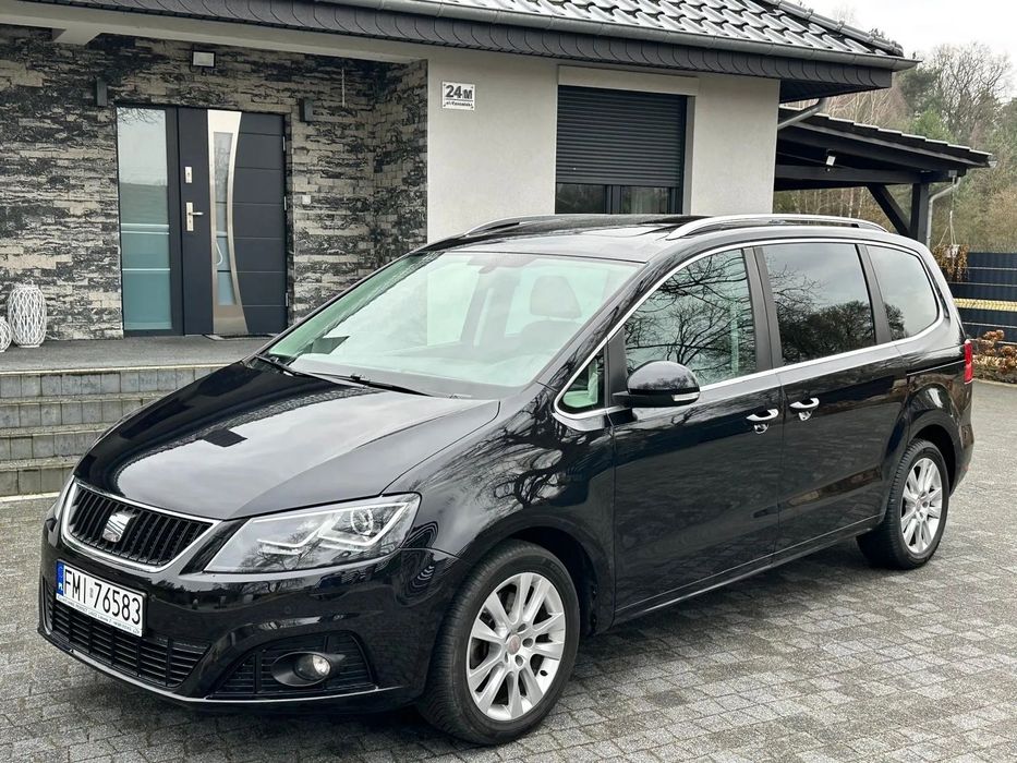 Seat Alhambra Xenon Navi Alu Kamera 7 osobowy z Niemiec Rejestracja PL. Bez wkładu !