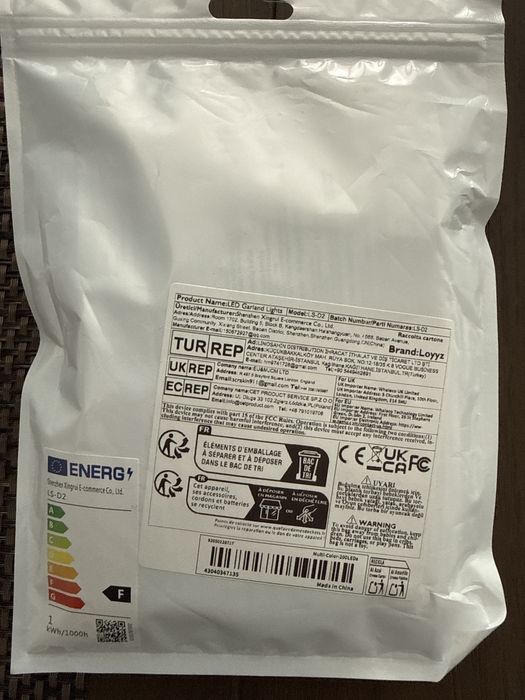 Tasma lampki led 20 metrow USB