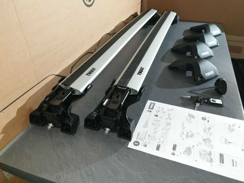 КИТ + поперечины 7206 WingBar EDGE 7207 evo 7106 інтегровані рейлінги