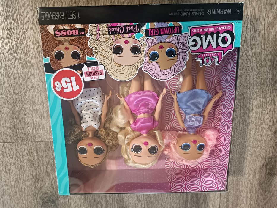 Подарунковий ігровий набір із трьох  ляльок серії L.O.L. Surprise! O.M.G. (Outrageous Millennial Girls)