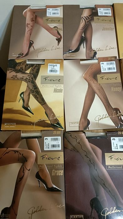 Rajstopy damskie lycra den 20 wzór