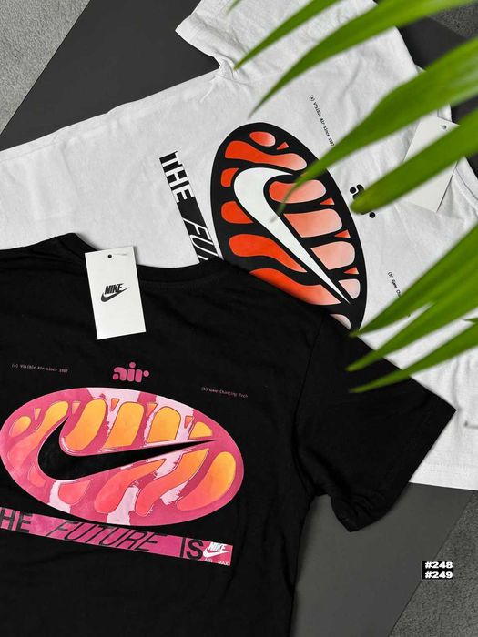 Футболка Nike Jordan Air Max •  Найк Джордан Чорна / Біла •  XS - XXL
