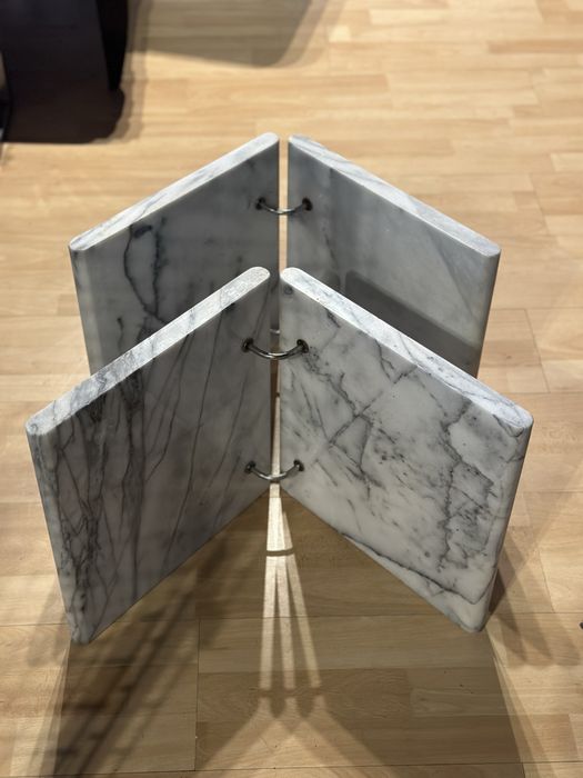 Rzadki stolik kawowy Ikea Lagun. Marmur