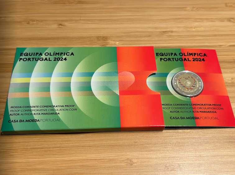 Moeda 2€ Equipa Olímpica (Proof) - Portugal 2024